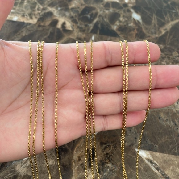 10 stainless steel chains - Picture 5 of 5